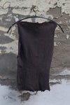 Marc le bihan silk elastic stretch vest 26954 series handmade in France MLB-26954-MOKA 26954 E23